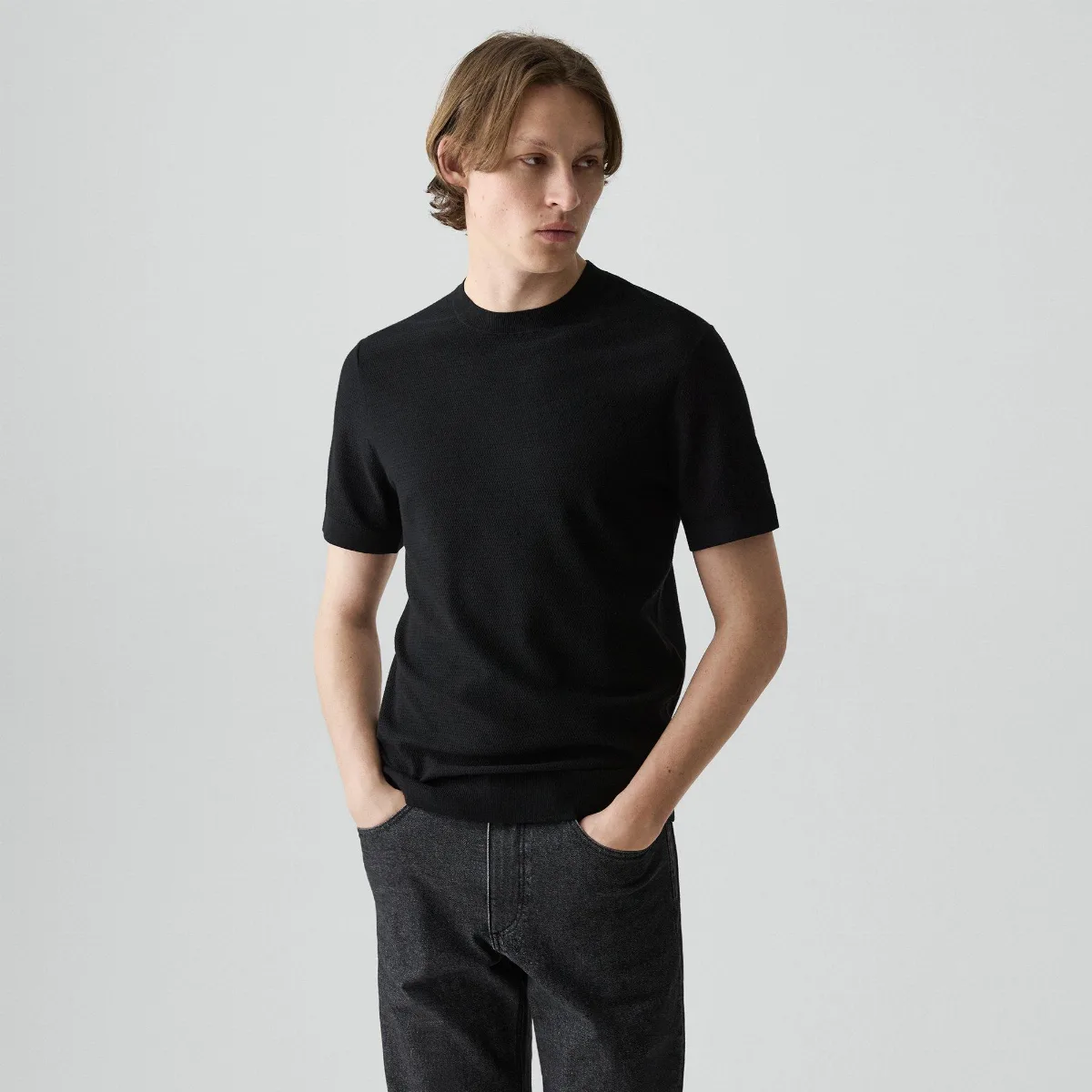 Soris Tee in Light Bilen by Theory