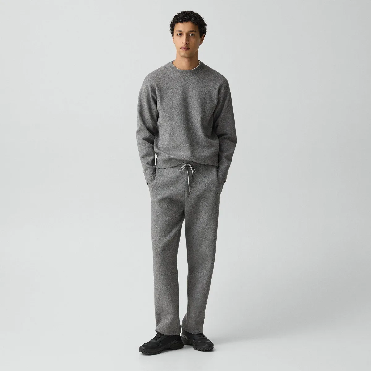 Drawstring Sweatpant in Light Bilen by Theory