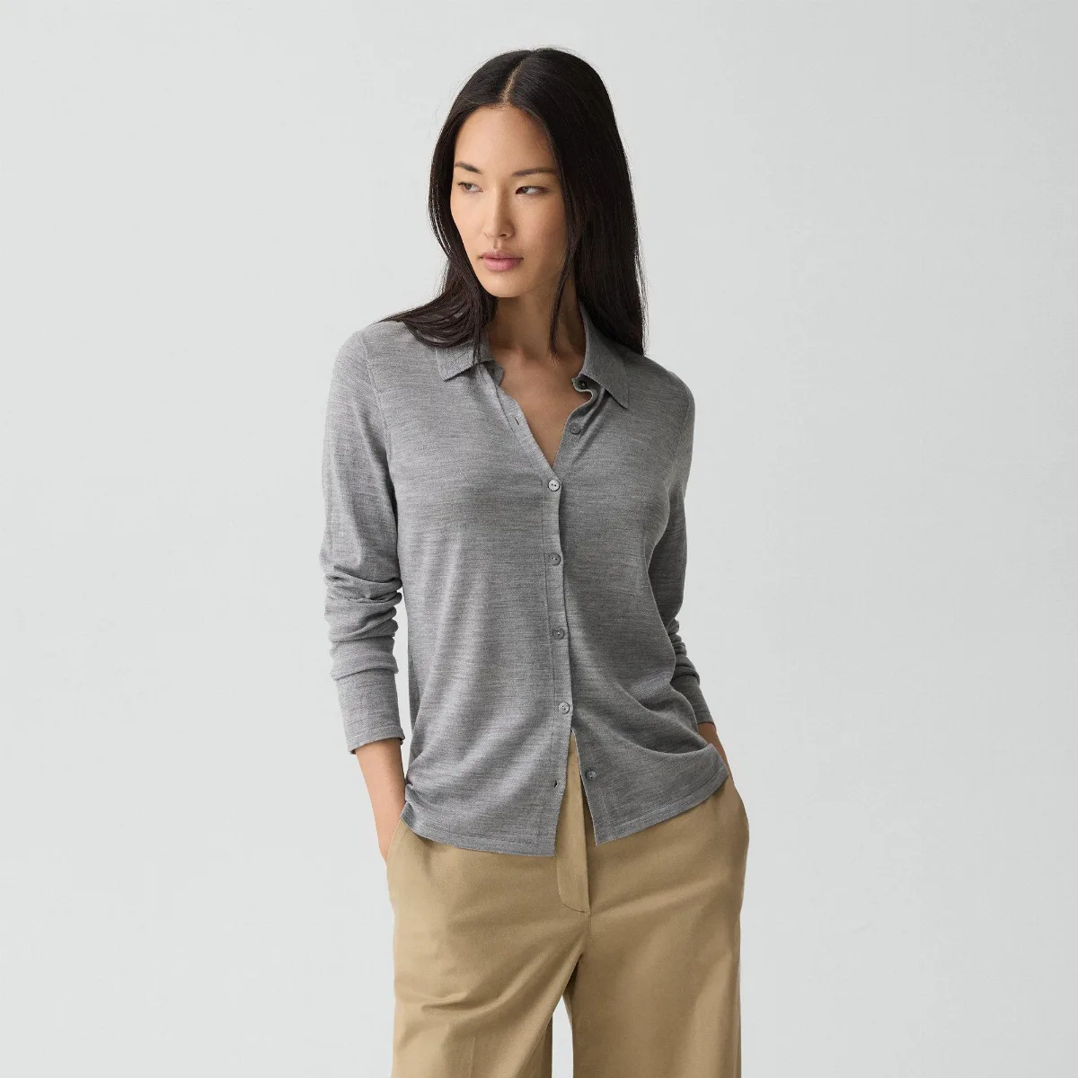 Knit Shirt in Regal Wool by Theory