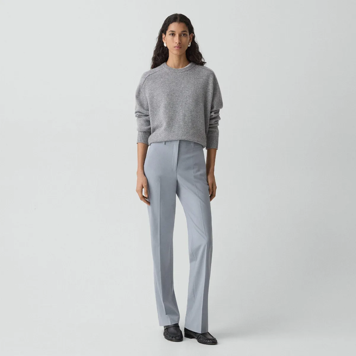 Flared Pant, 34 in Good Wool by Theory