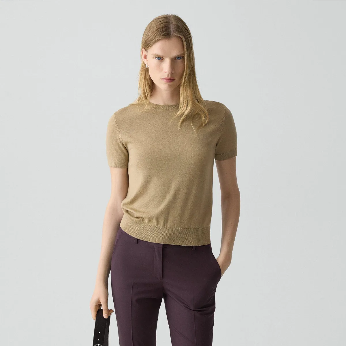 Sweater Tee in Regal Wool by Theory