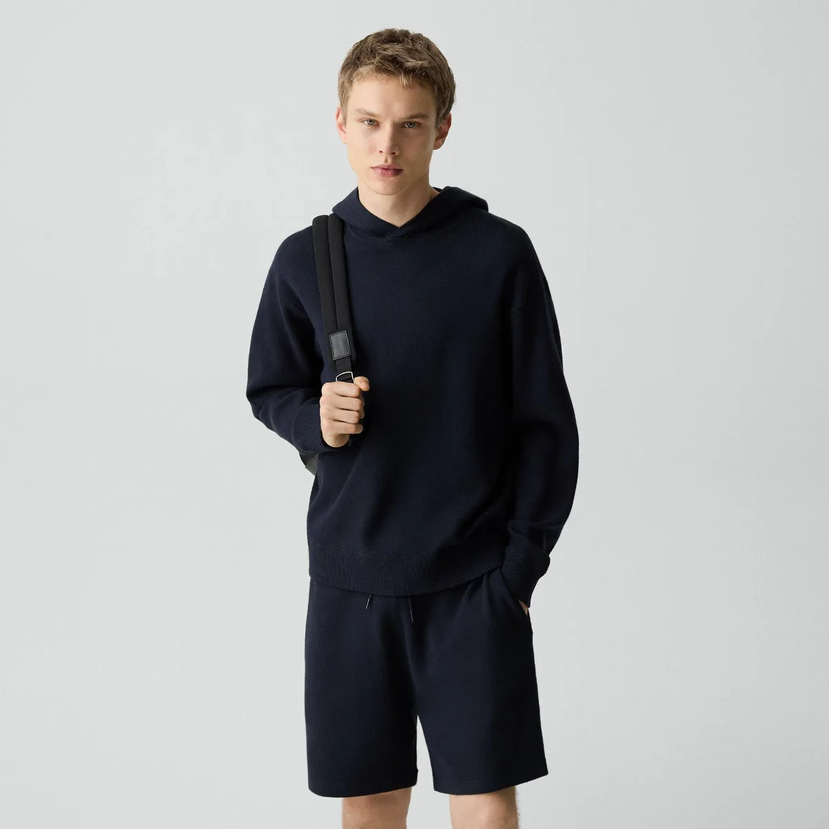 Relaxed Hoodie in Light Bilen