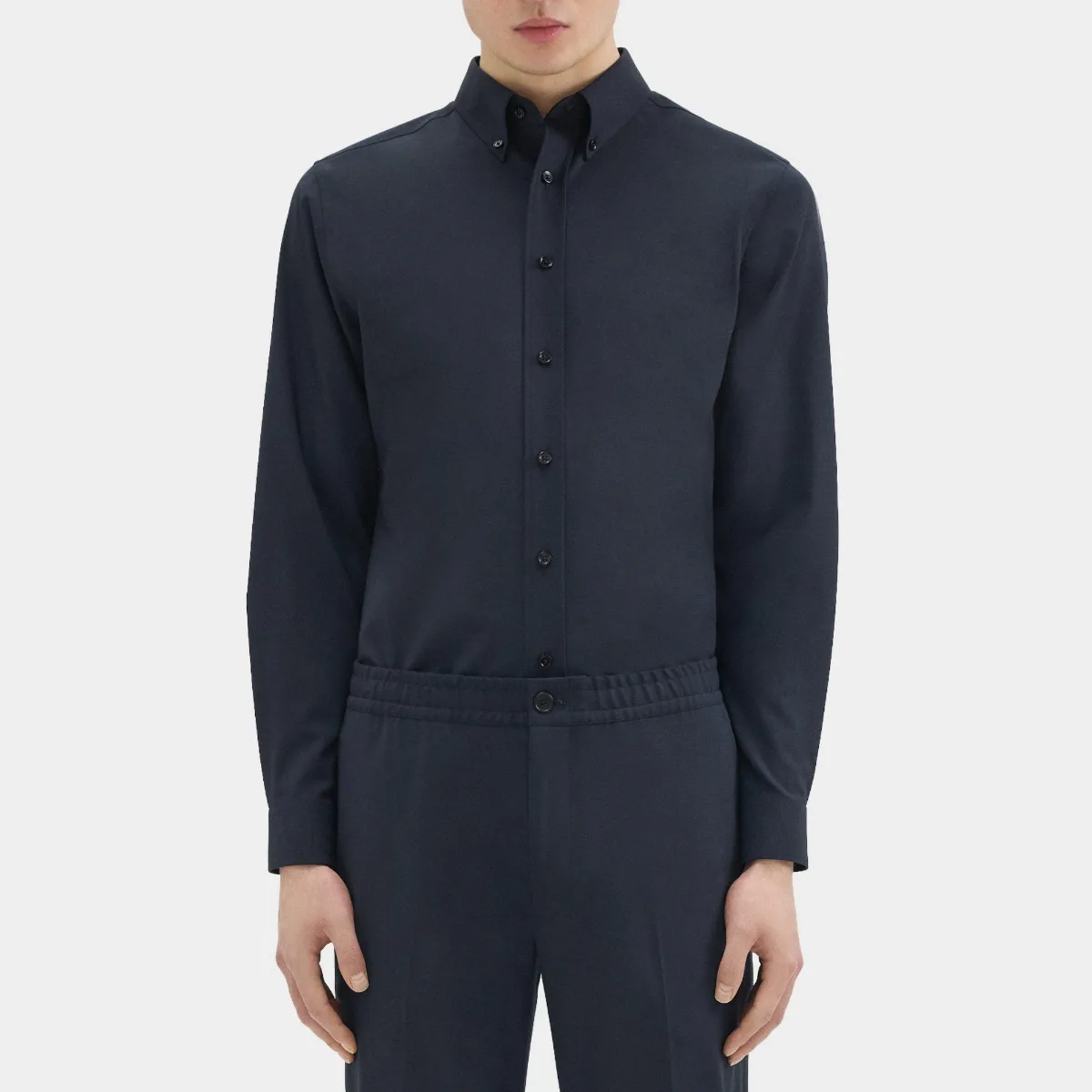 Slim Shirt in Stretch Wool by Theory