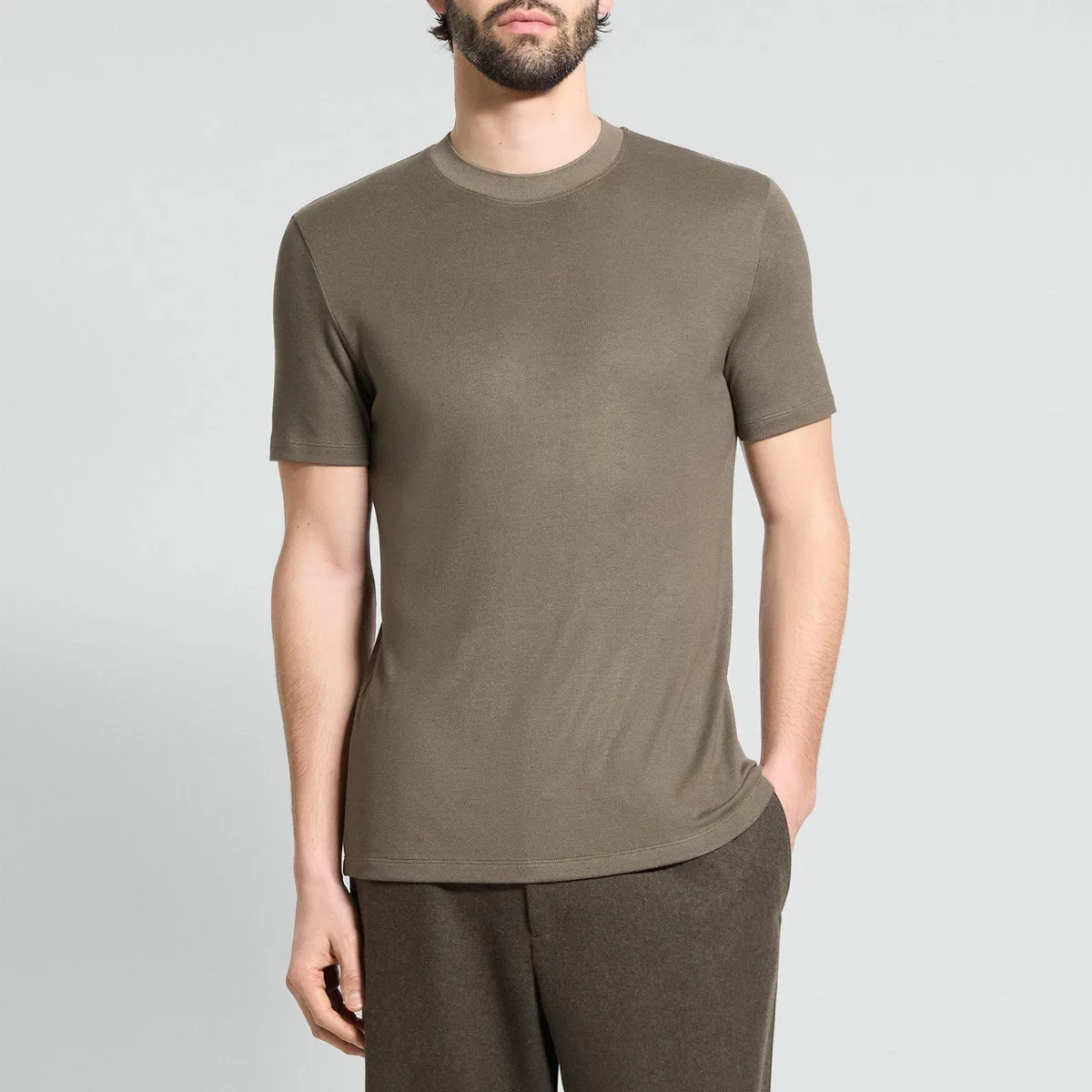 Sarior Tee in Anemone Milano Jersey by Theory