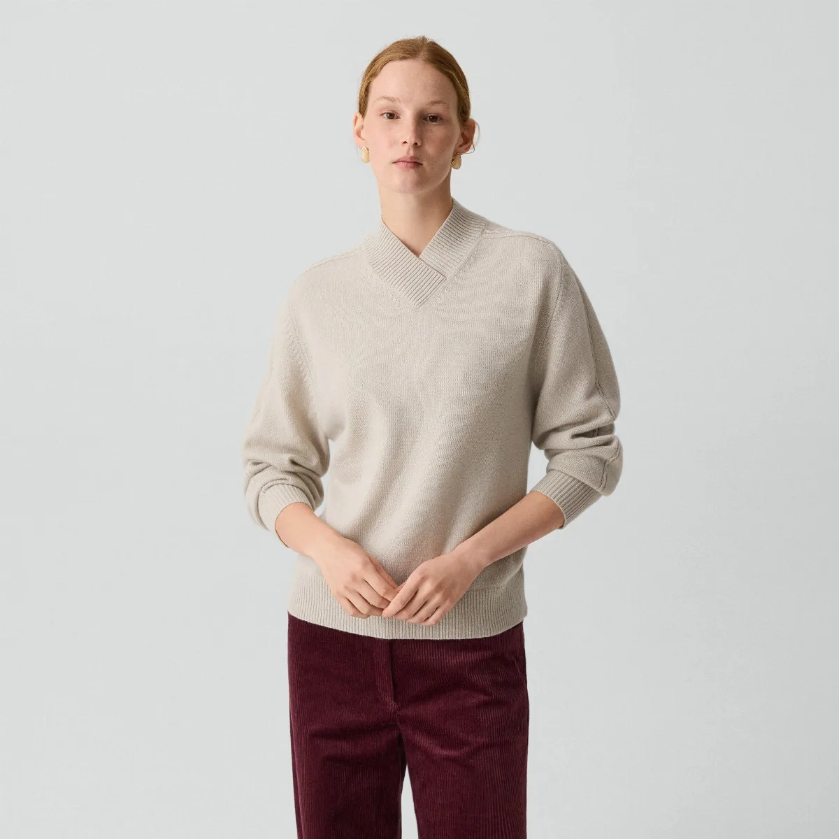 Karenia Sweater in Cashmere by Theory