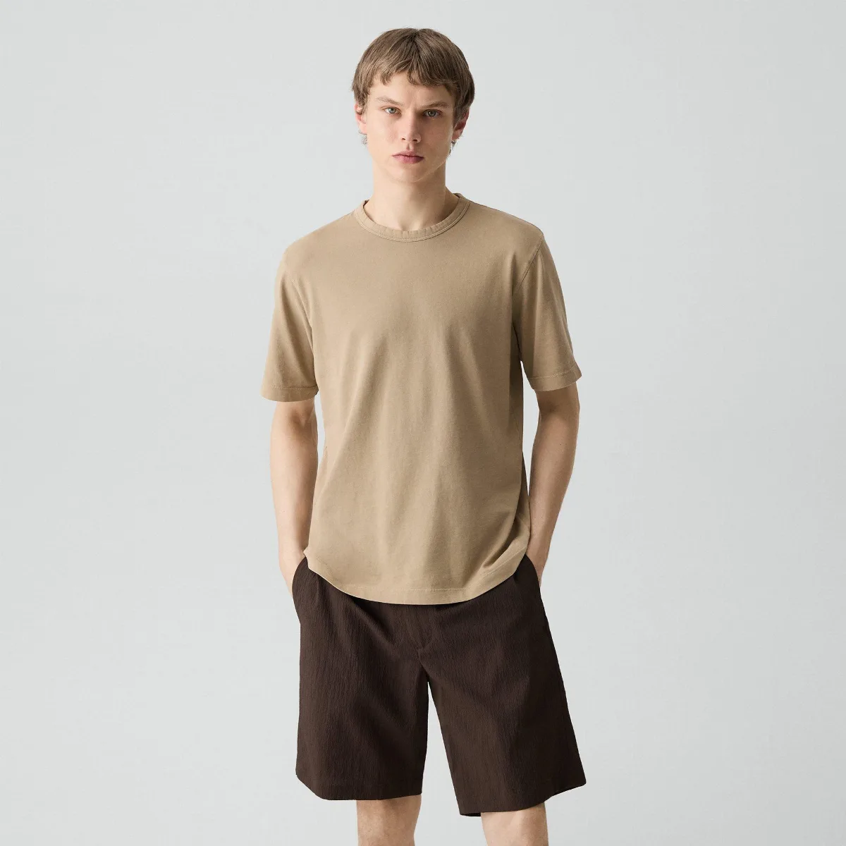 Crewneck Tee in Tinted Tee by Theory