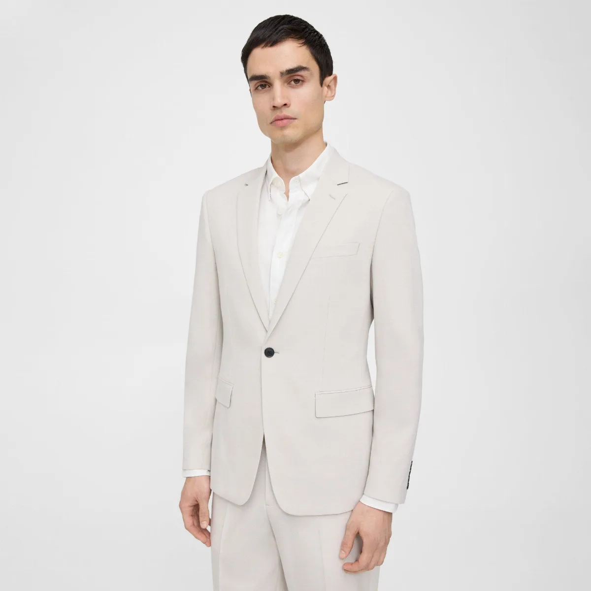 Kanan Blazer in Textured Gabardine by Theory