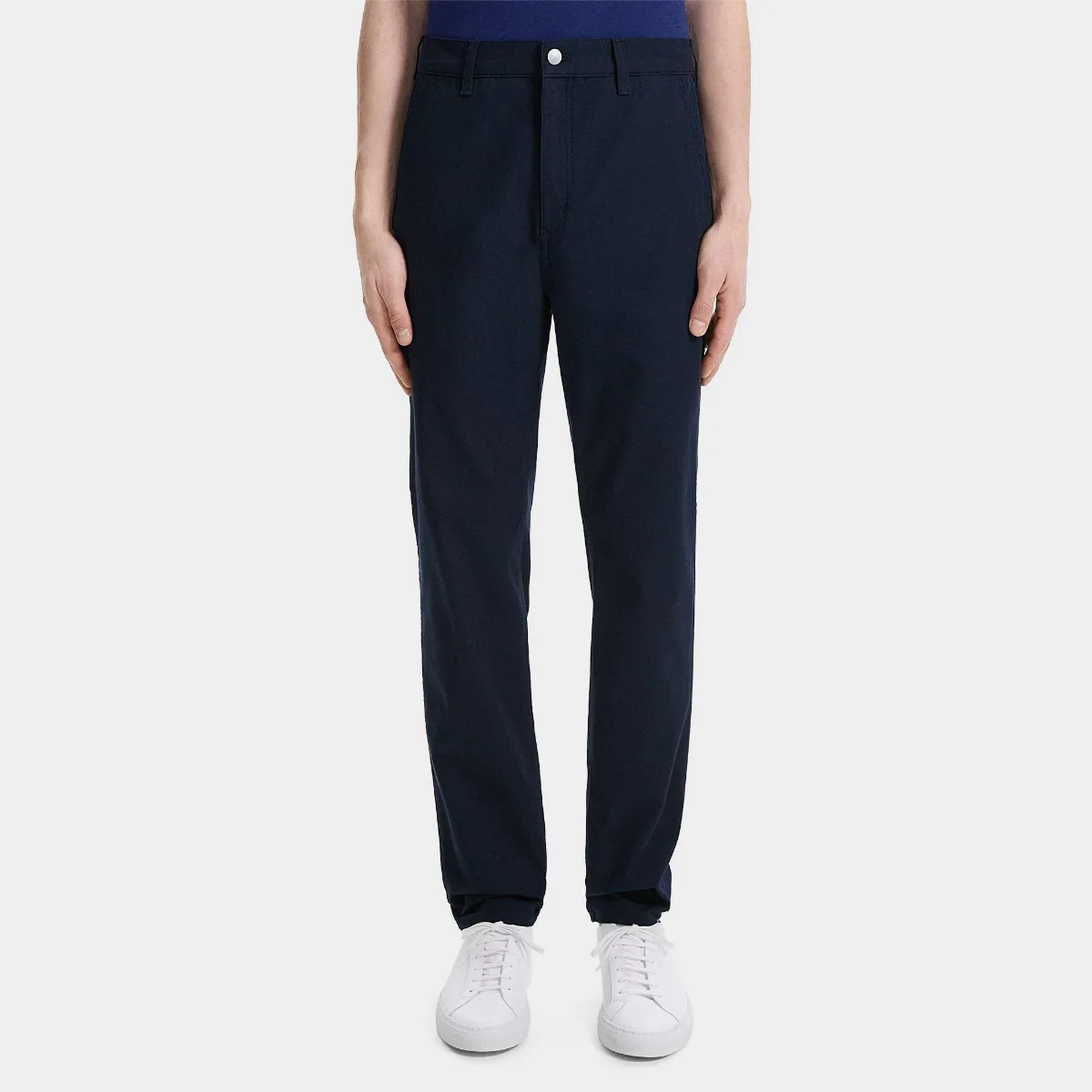 Carpenter Pant in Stretch Cotton Canvas by Theory