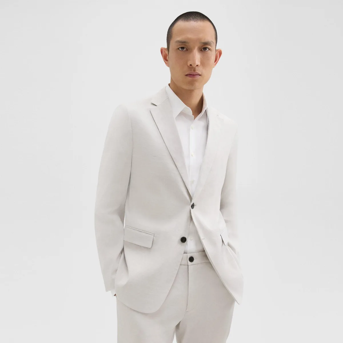 Clinton Blazer in Good Linen by Theory