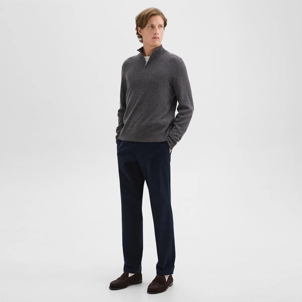 City Loafer in Suede by Theory