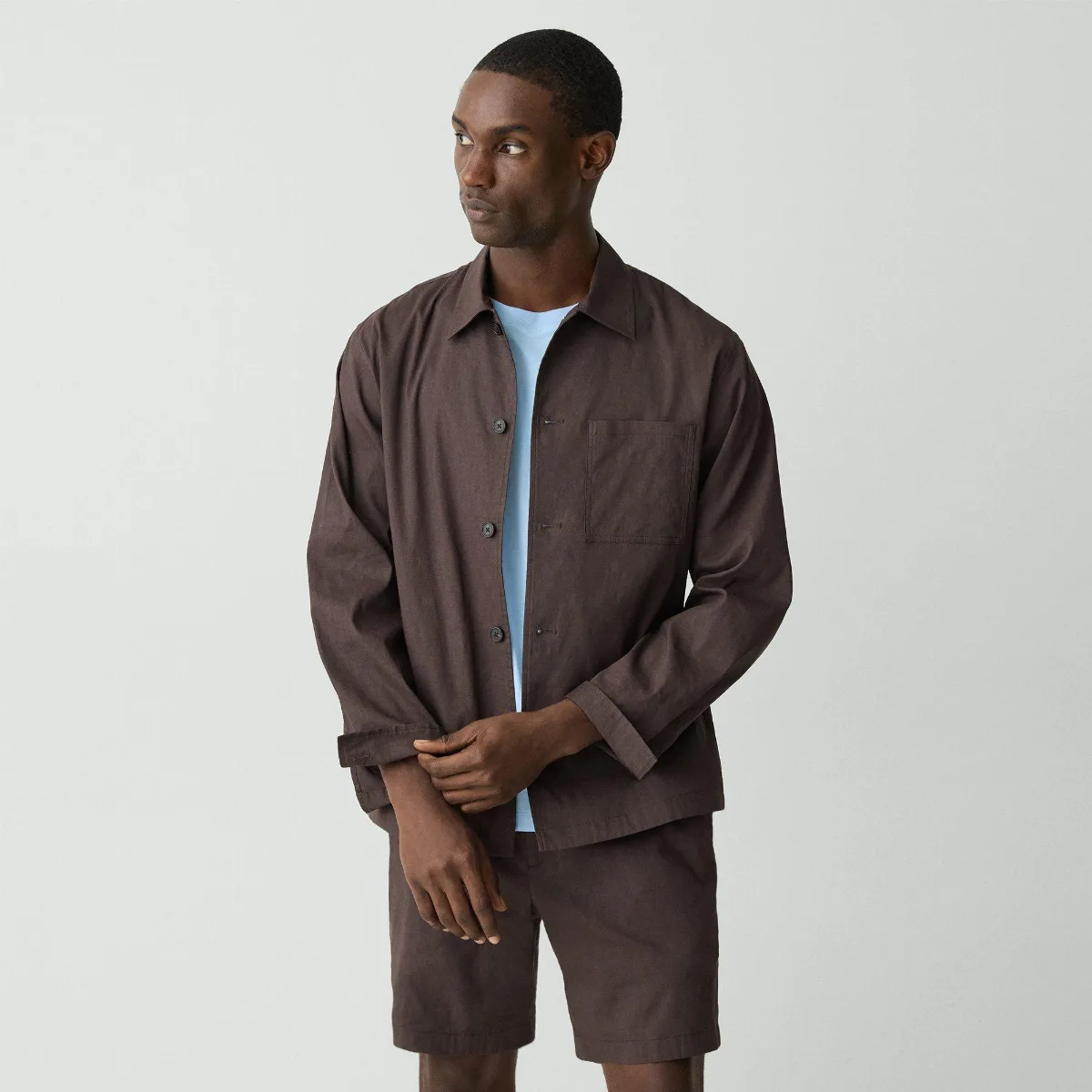 Overshirt in Good Linen by Theory