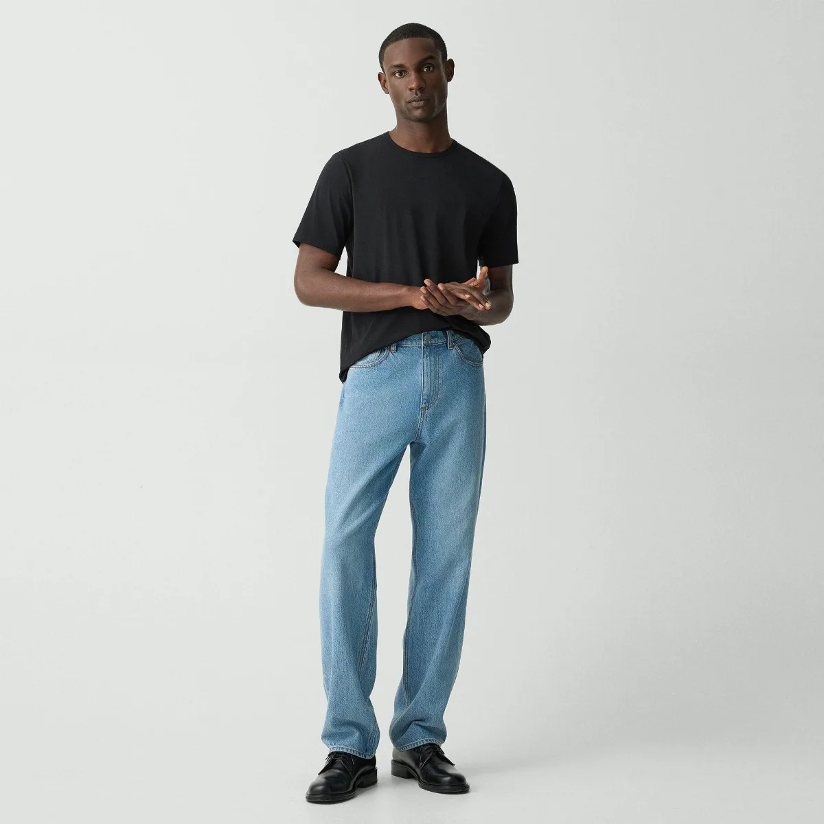 Straight Jean in Denim by Theory