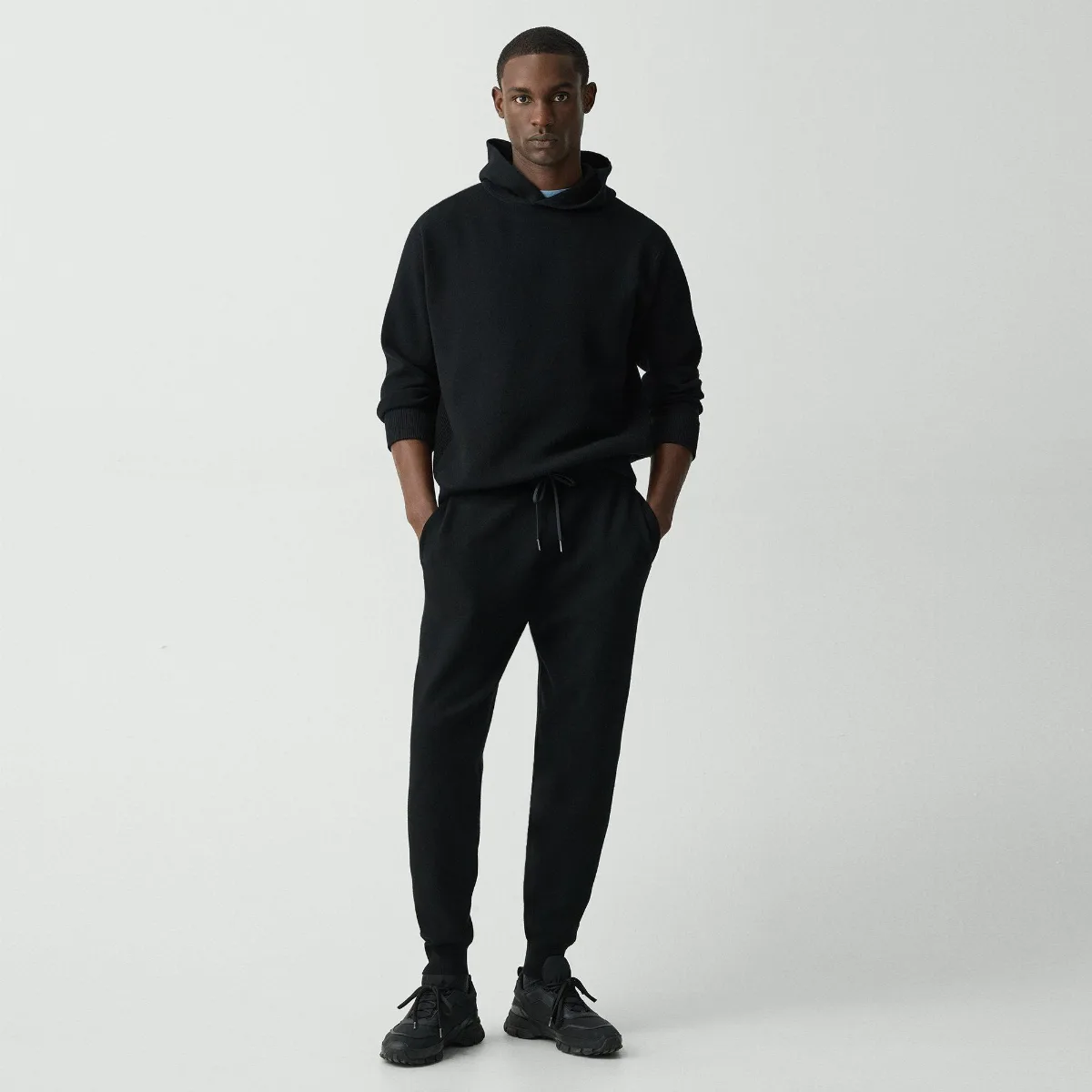 Drawstring Jogger in Fine Bilen by Theory