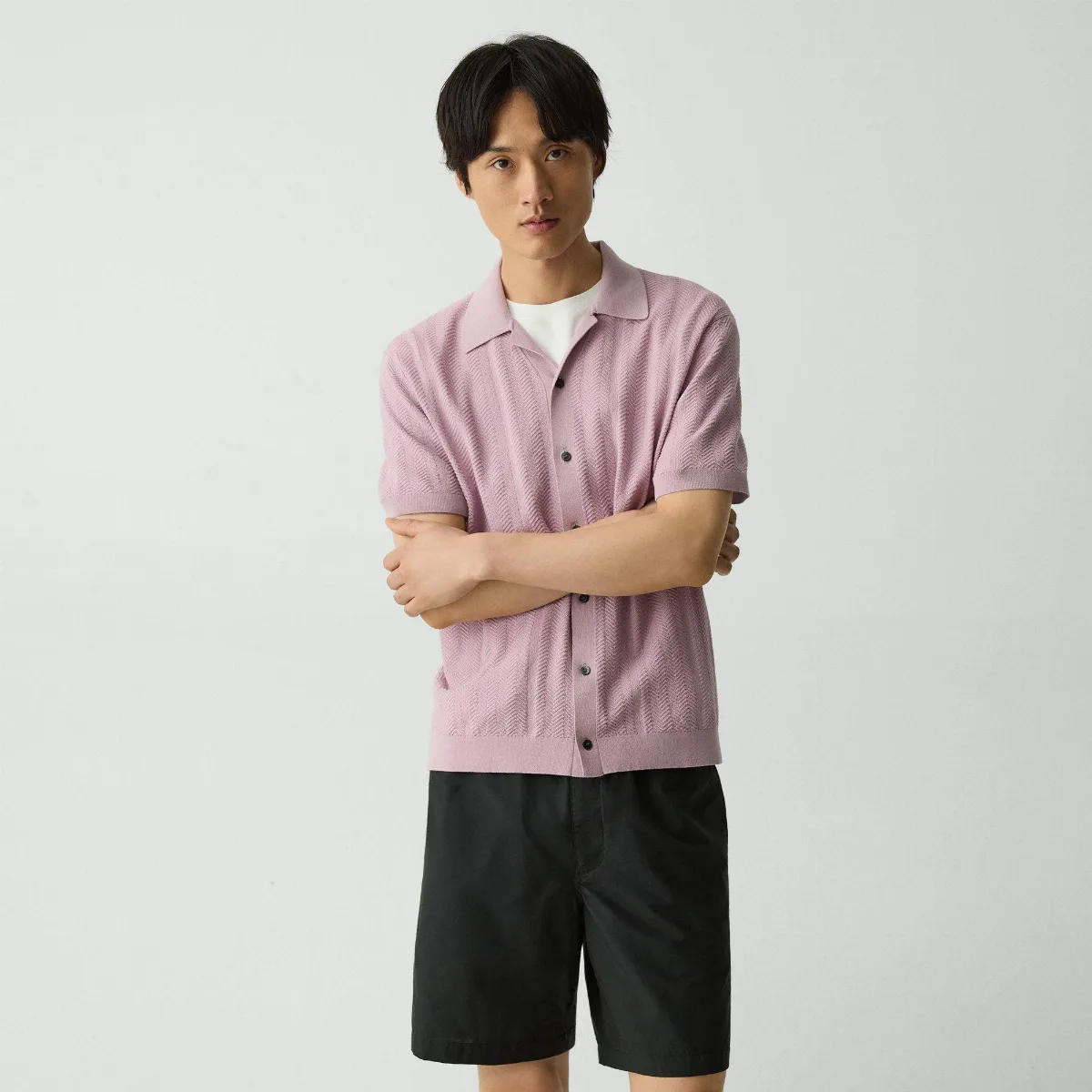 Camp Collar Shirt in Cotton Light Twist by Theory