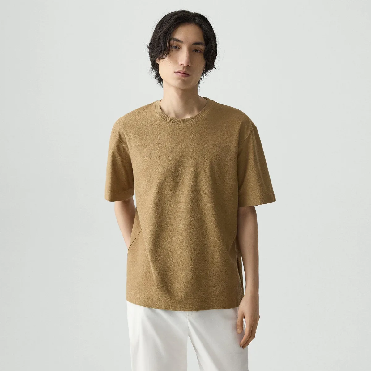 Relaxed Tee in Terry Cotton by Theory