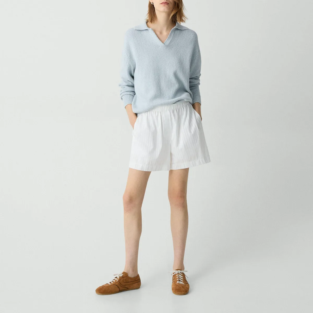 Boxer Short in Linear Cotton by Theory