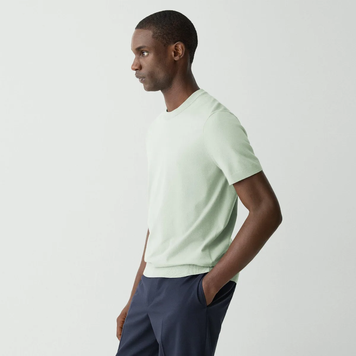 Soris Tee in Light Bilen by Theory