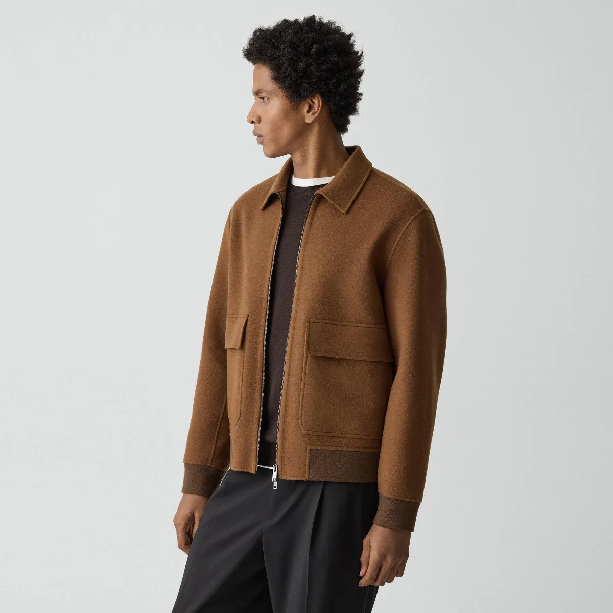Sean Jacket in Double-Face Wool-Cashmere