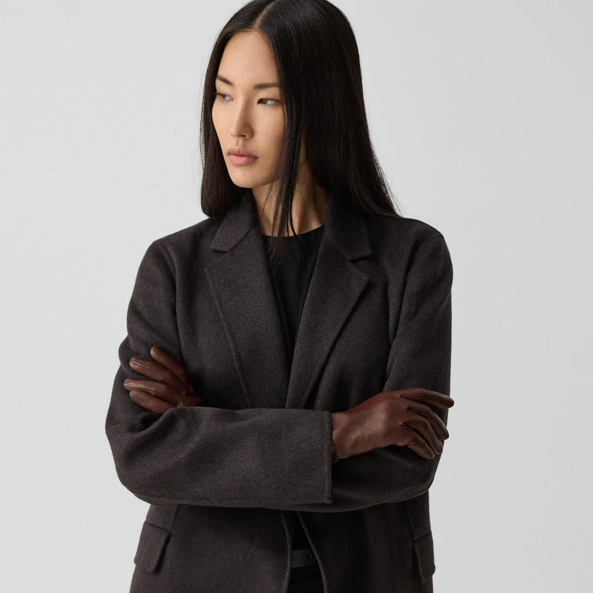 Tech Gloves in Leather by Theory
