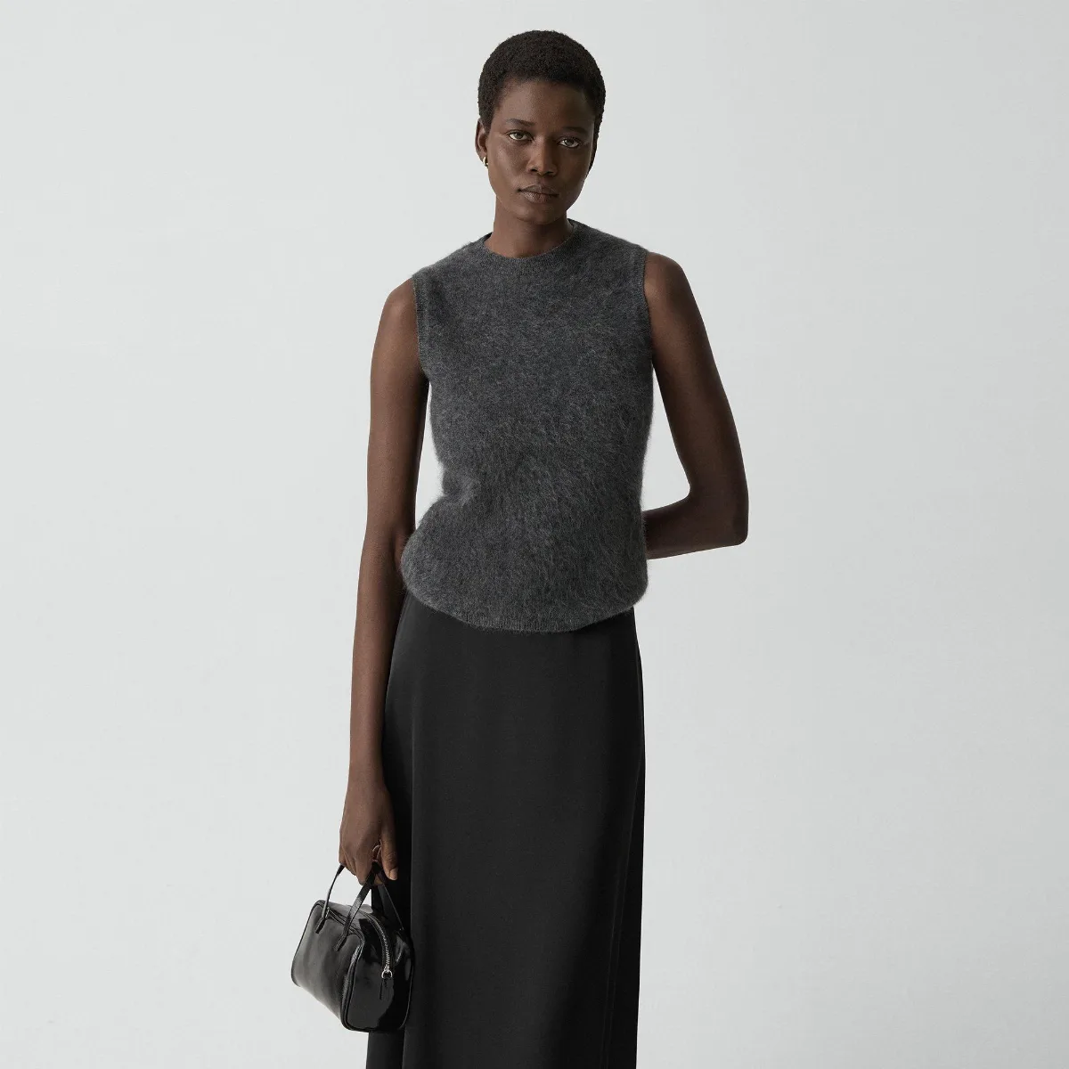 Brushed Top in Airy Cashmere by Theory