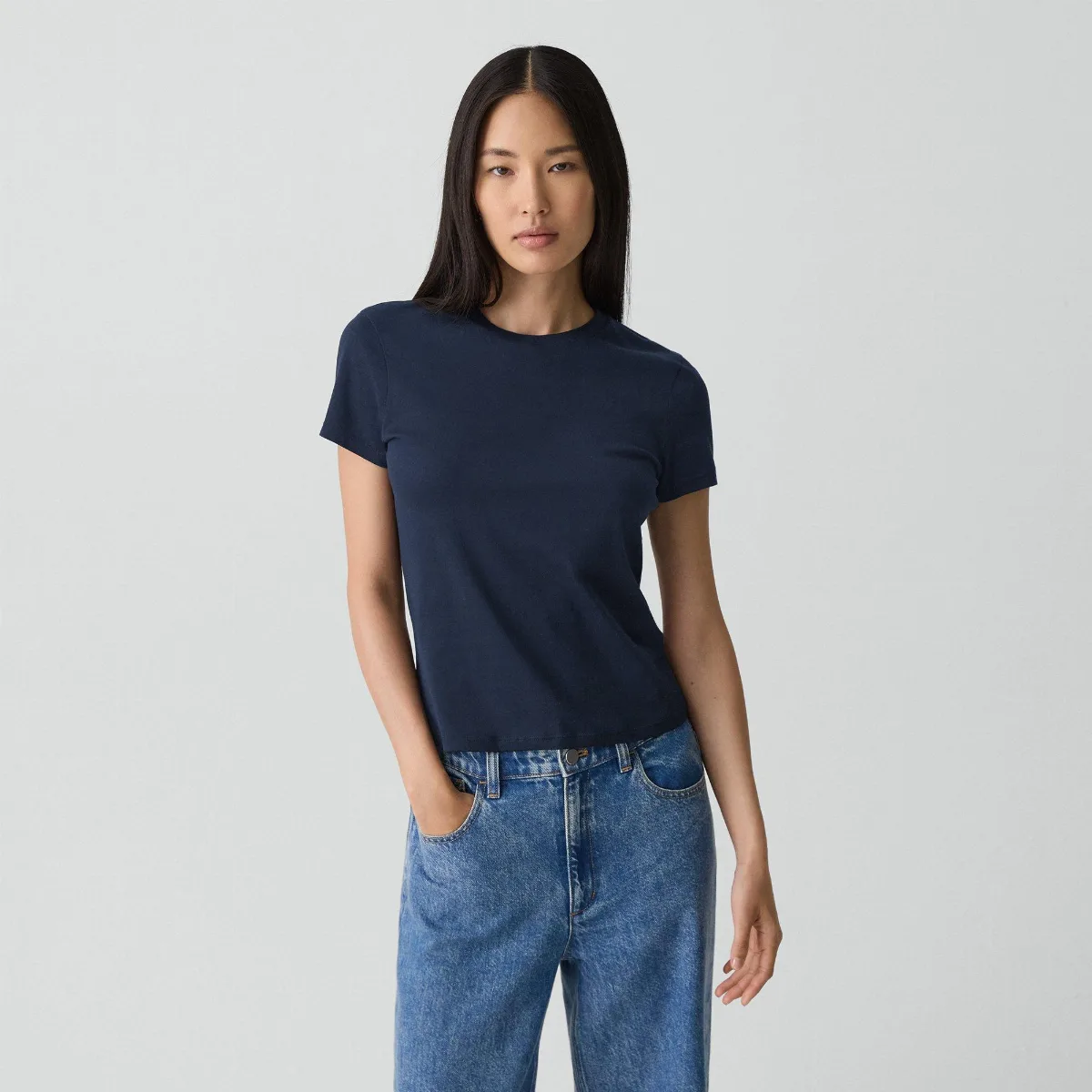 Tiny Tee in Organic Cotton by Theory