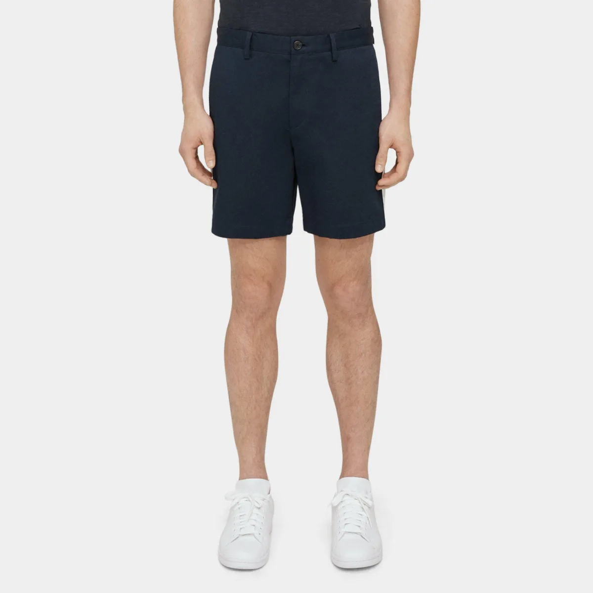 Classic-Fit 7 Short in Stretch Cotton by Theory