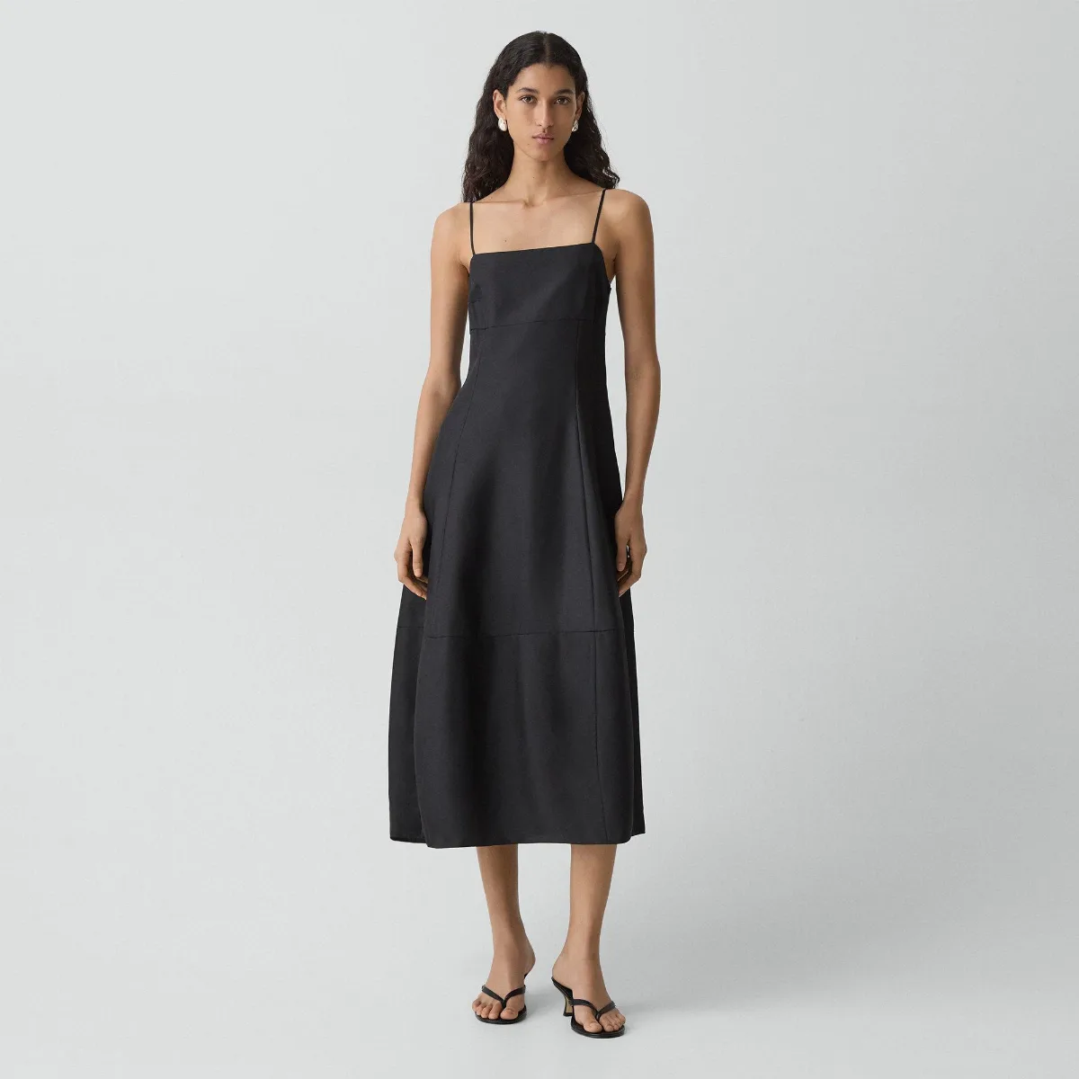 Parachute Dress in Mod Silk Twill