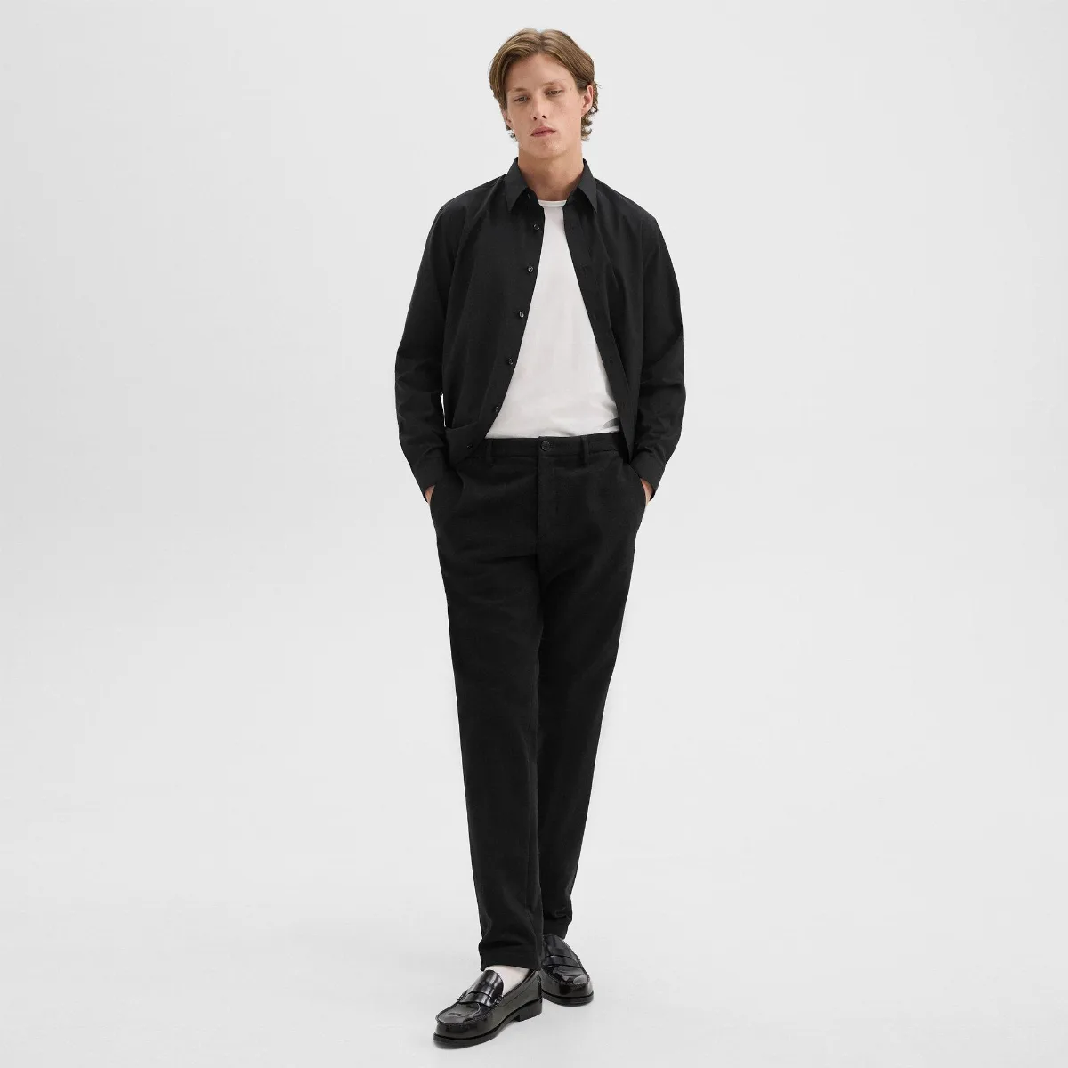 Zaine Pant in Moleskin Twill by Theory