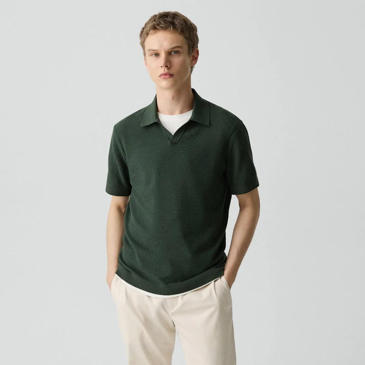 Brenan Polo Shirt in Light Bilen