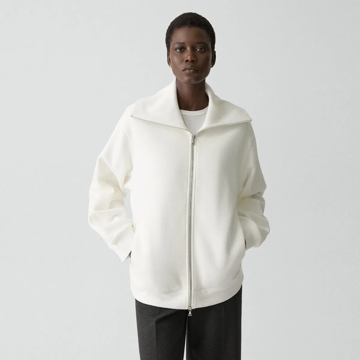 Zip Jacket in Lounge Terry by Theory