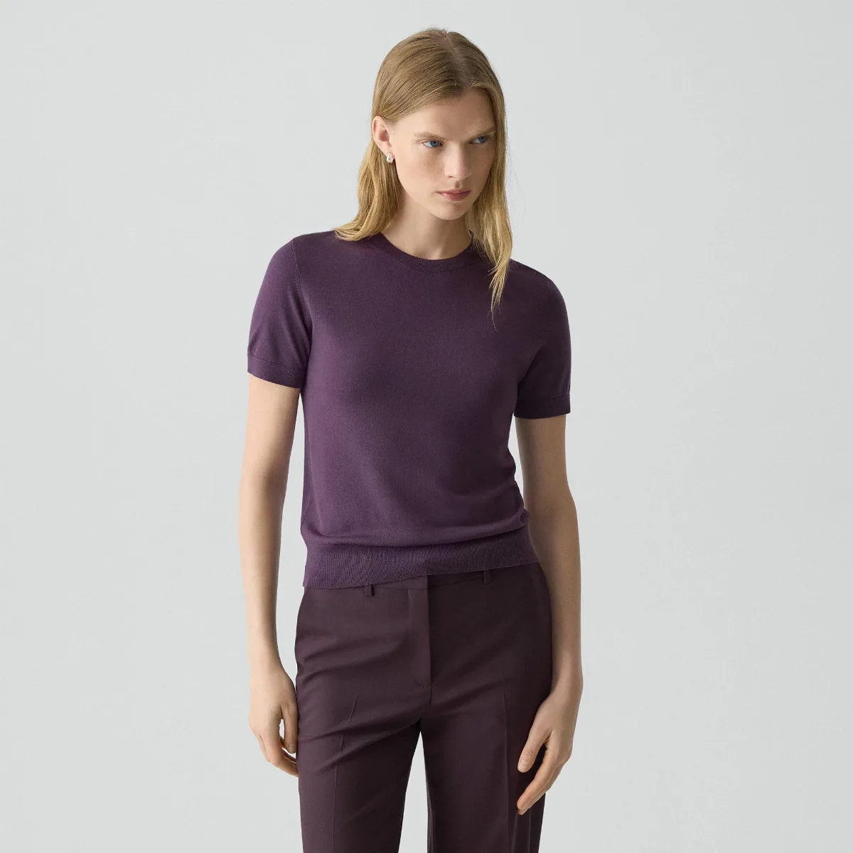 Sweater Tee in Regal Wool by Theory
