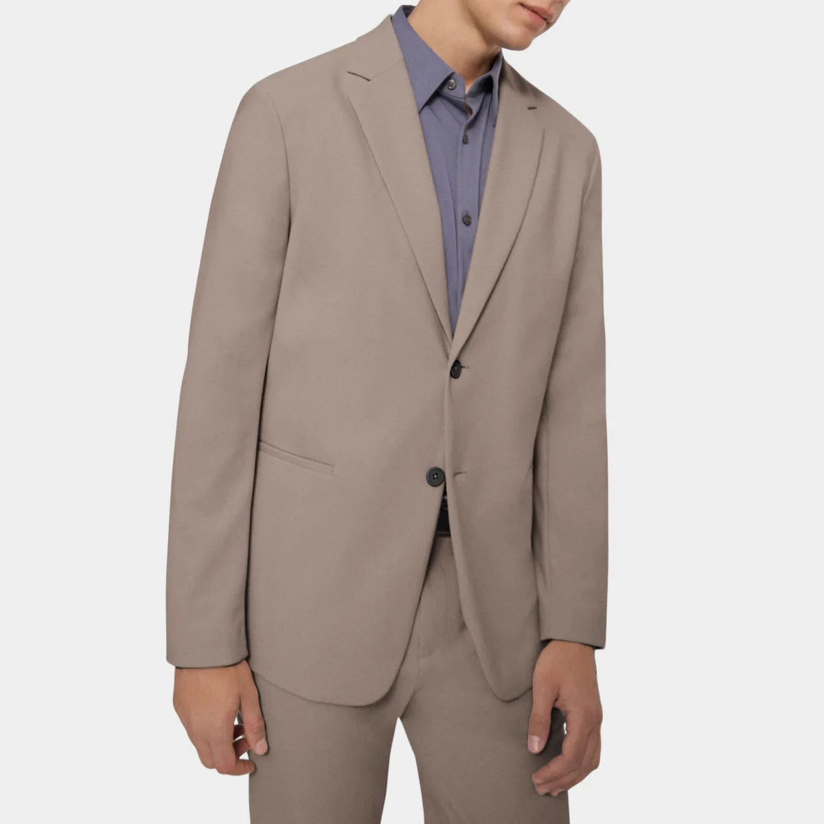 Unstructured Blazer in Performance Knit by Theory