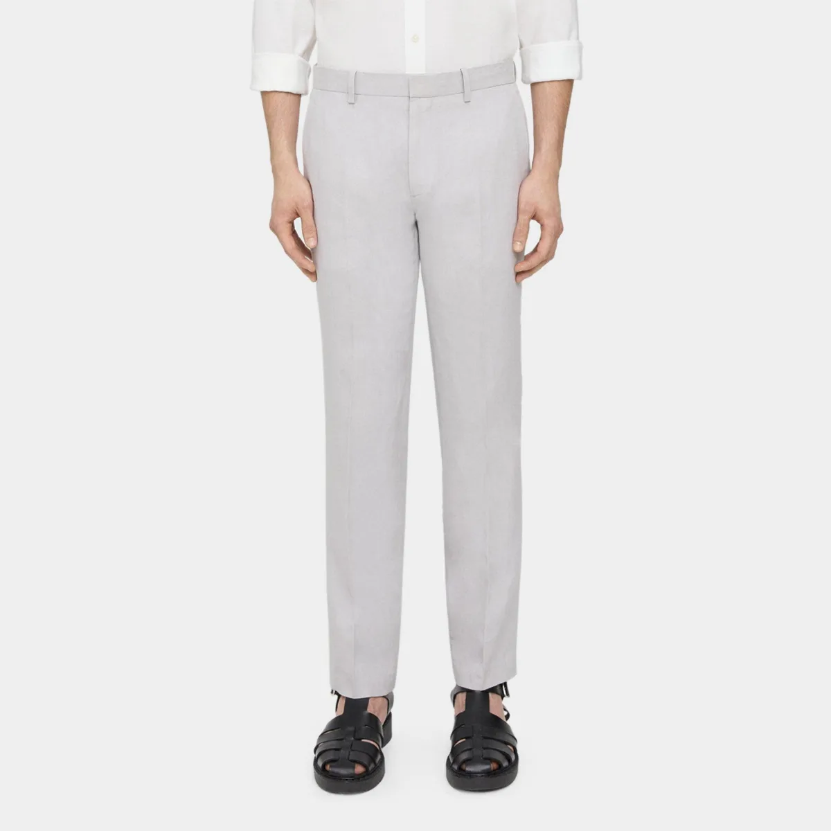 Slim Pant in Slub Linen by Theory