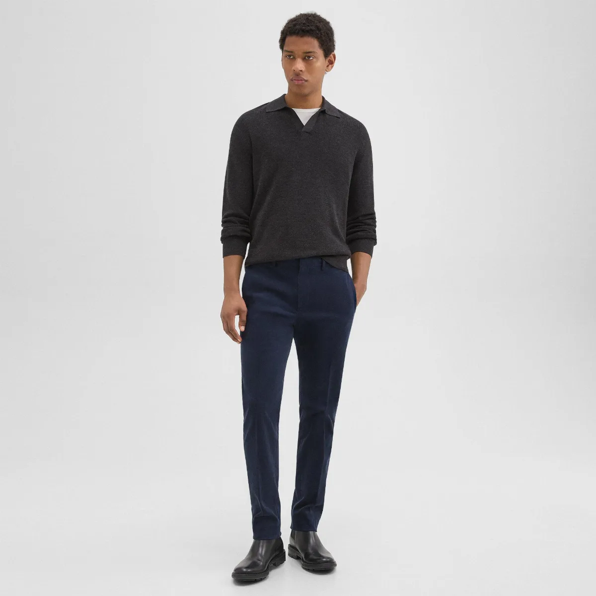 Zaine Pant in Stretch Corduroy by Theory