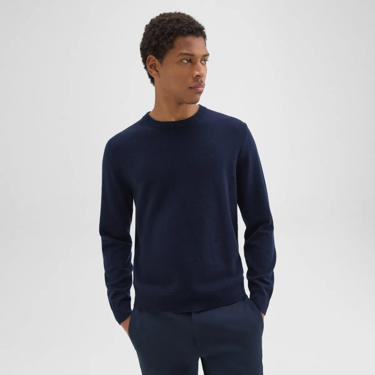 Hilles Crewneck Sweater in Cashmere by Theory