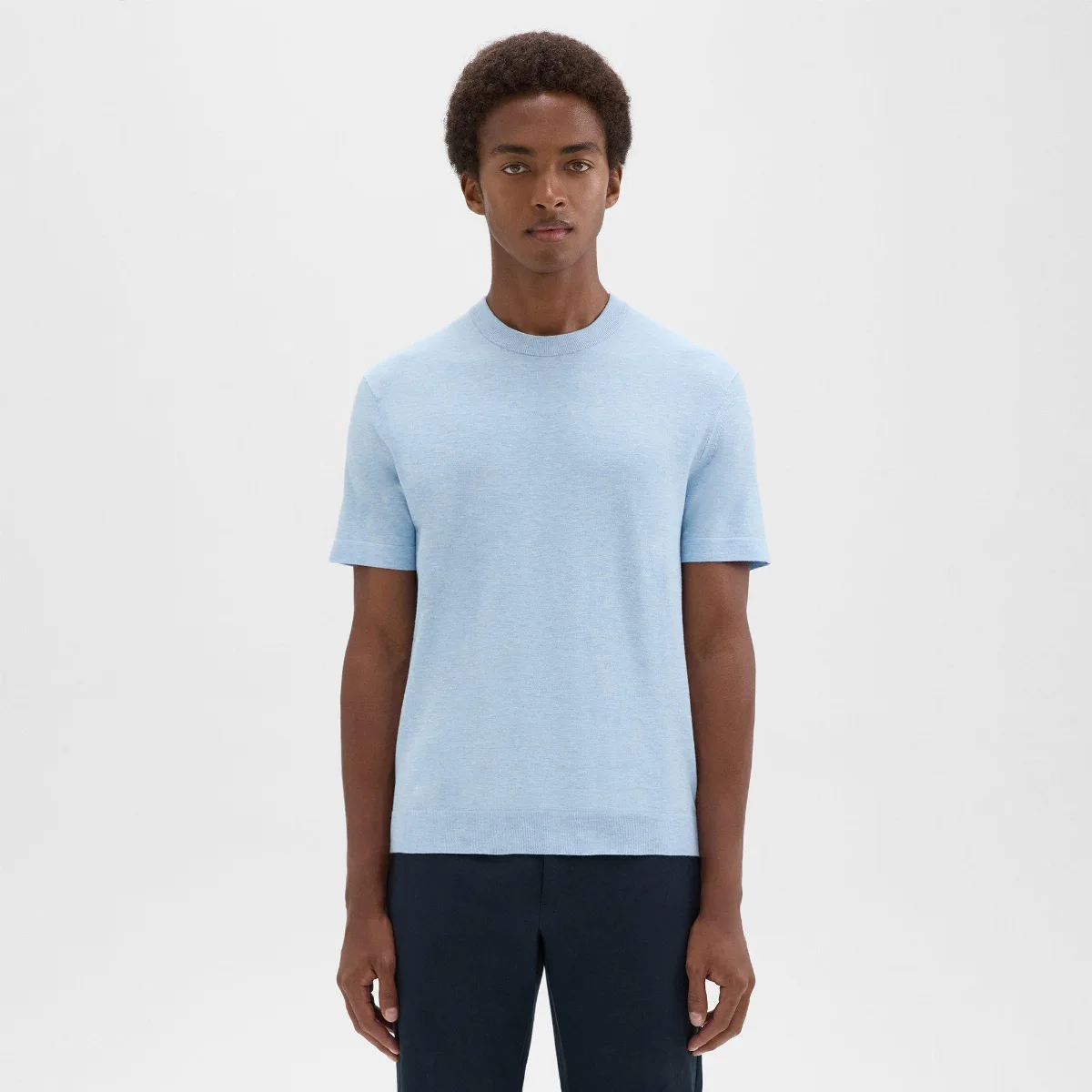 Sarior Tee in Light Bilen by Theory