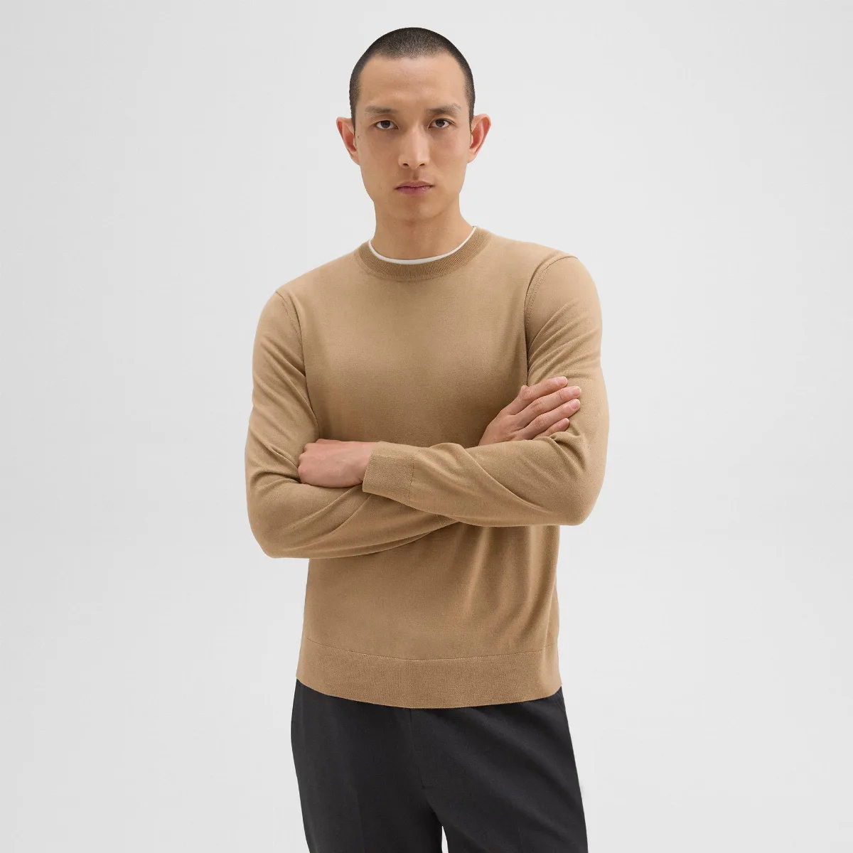 Crewneck Sweater in Regal Wool by Theory