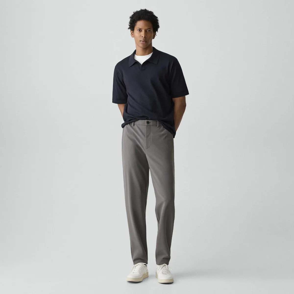Curtis Drawstring Pant in Precision Ponte
