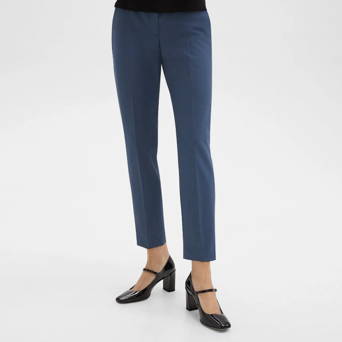 Mary Jane Pump in Leather by Theory