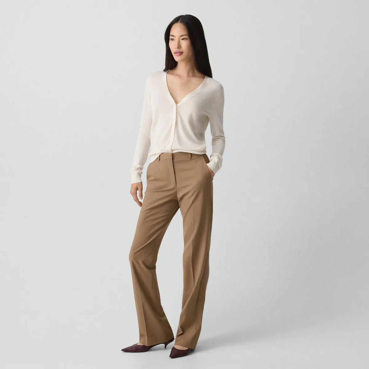 Flared Pant, 34 in Good Wool