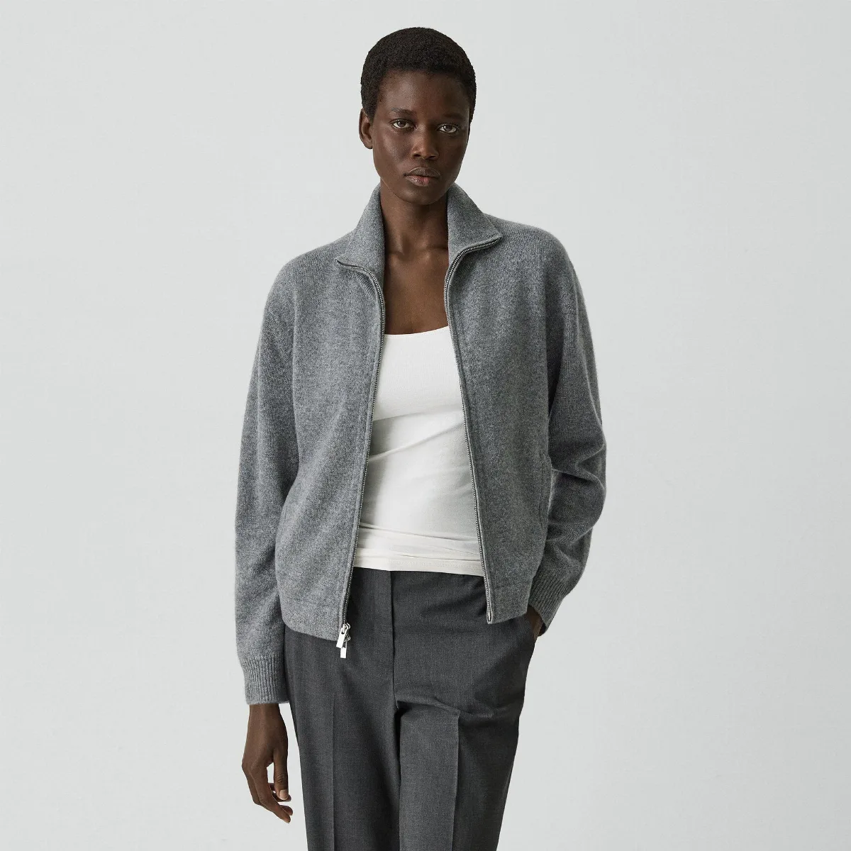 Zip Jacket in Cashmere by Theory