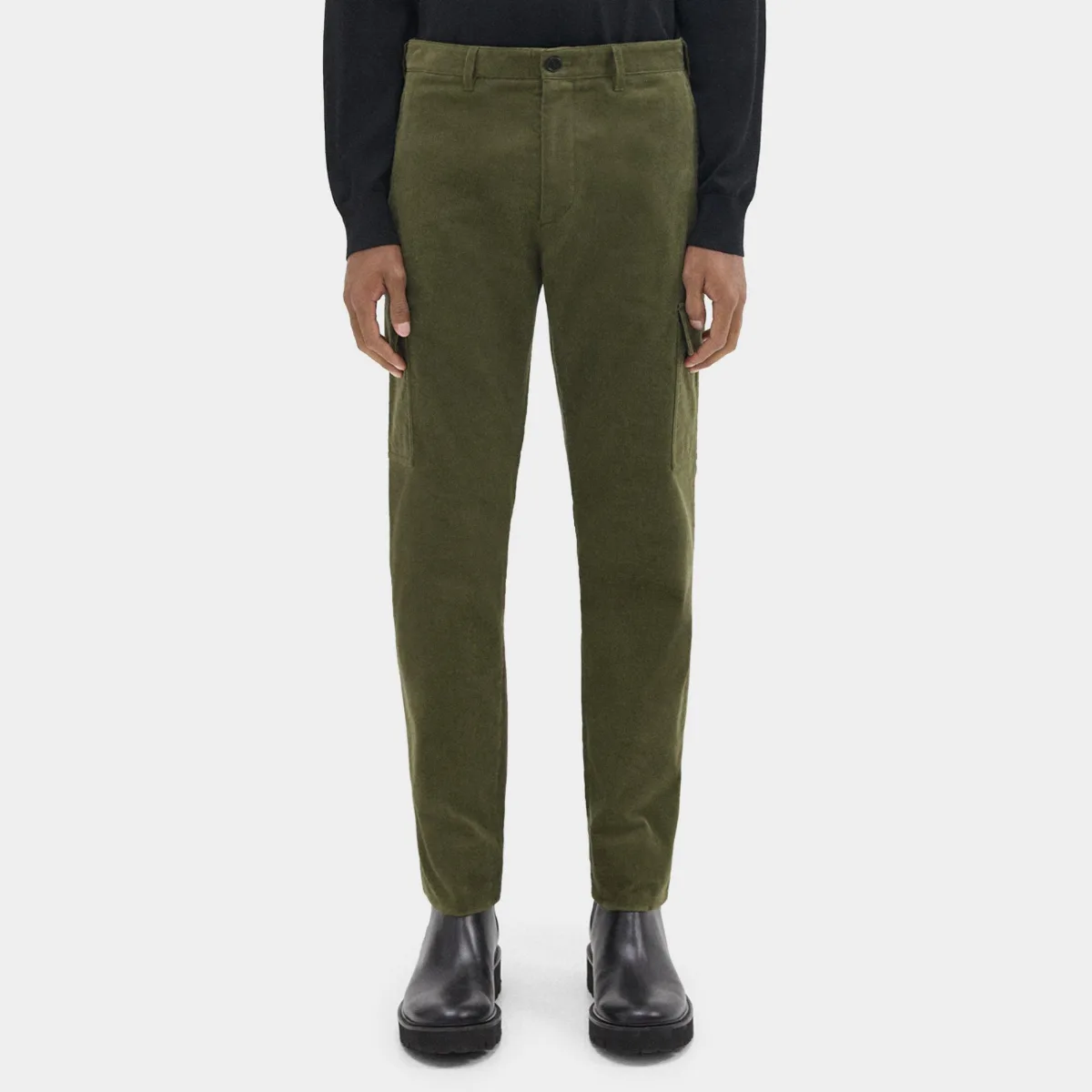 Classic-Fit Cargo Pant in Stretch Corduroy by Theory