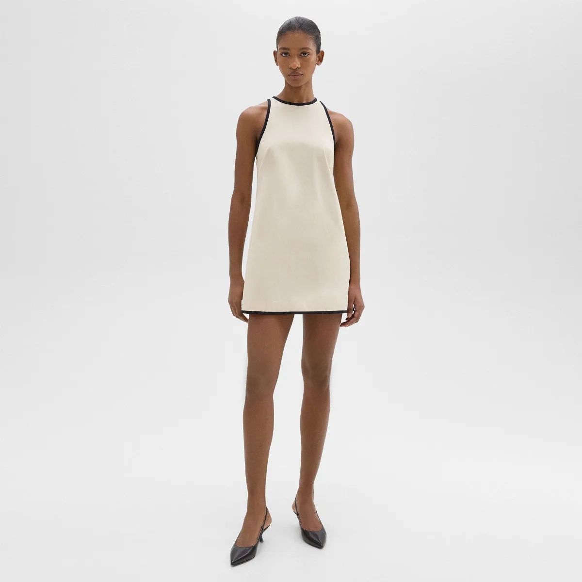 Shift Dress in Organic Cotton by Theory