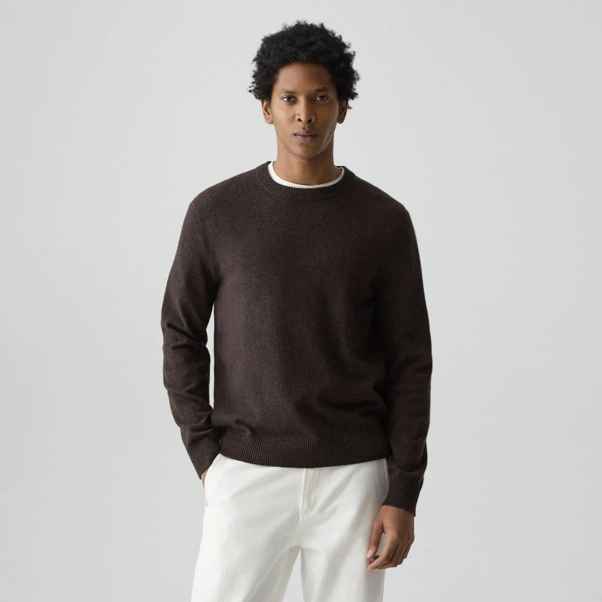 Hilles Crewneck Sweater in Cashmere by Theory