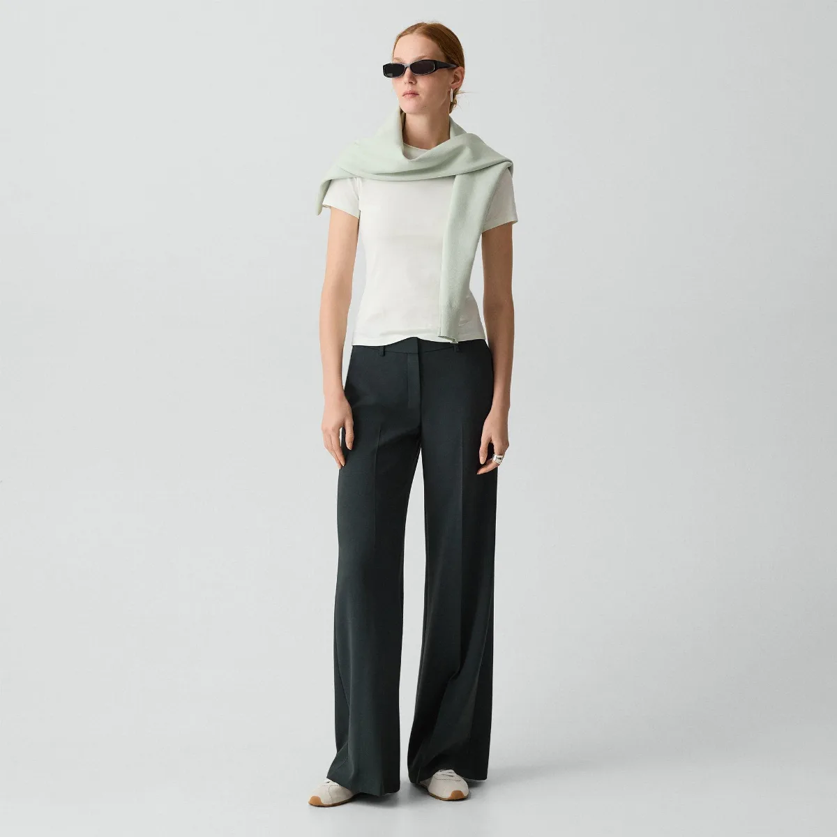 Fluid Flare Pant, 33 in Admiral Crepe