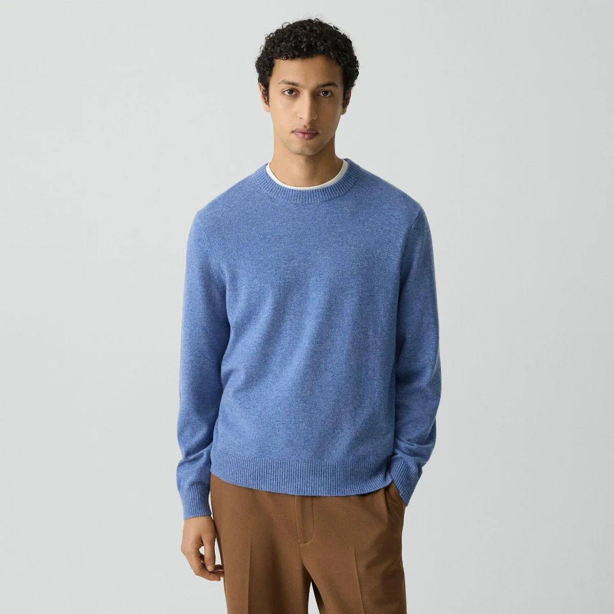 Hilles Crewneck Sweater in Cashmere by Theory