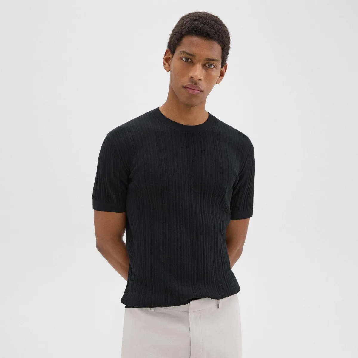 Damian Tee in Cotton by Theory