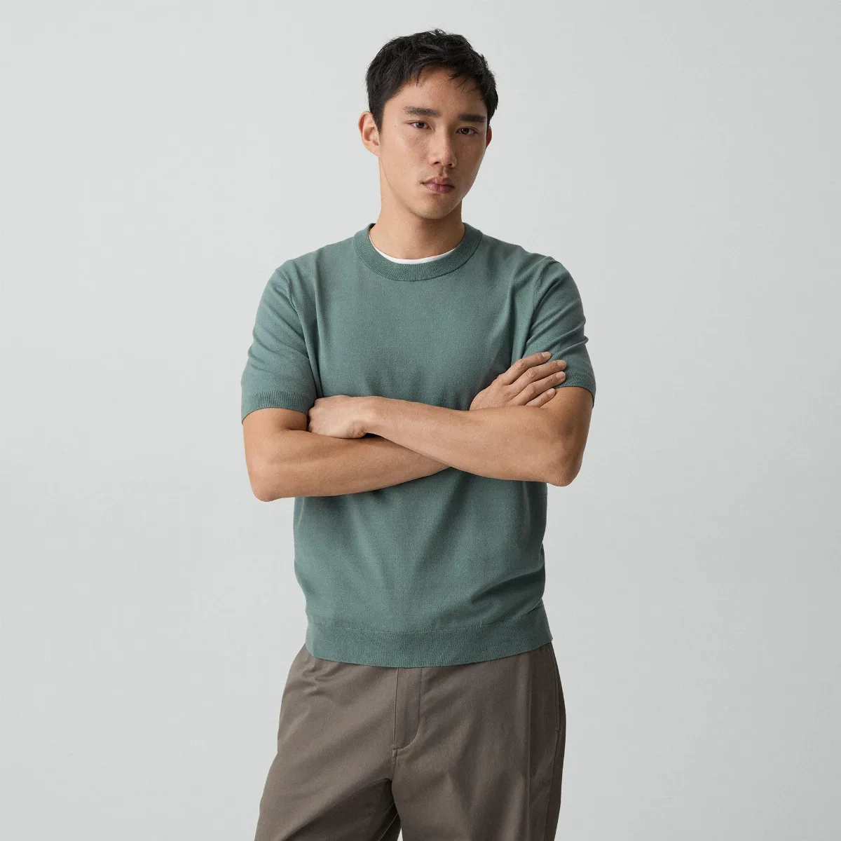 Soris Tee in Light Bilen by Theory