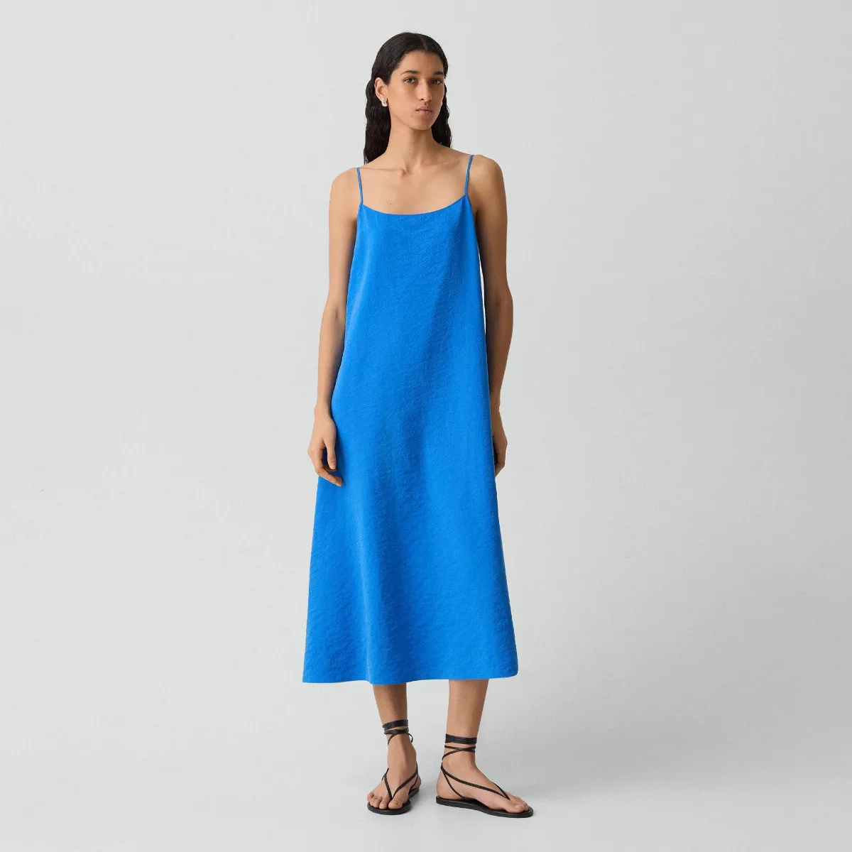 Slip Dress in Relaxed Silk