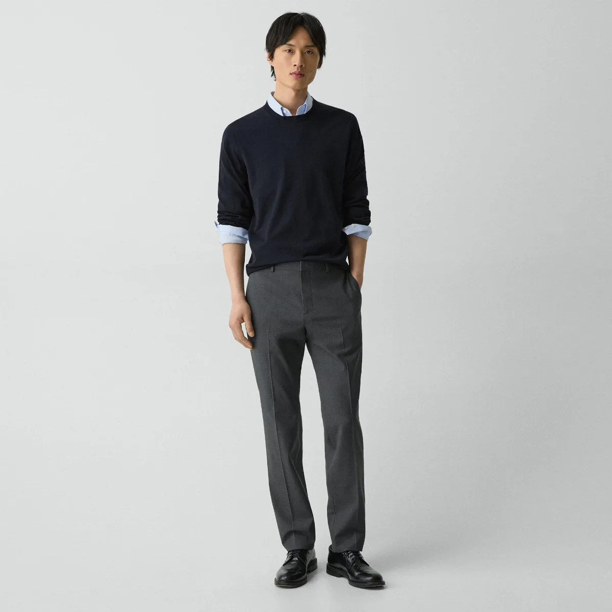 Mayer Pant in Stretch Wool by Theory